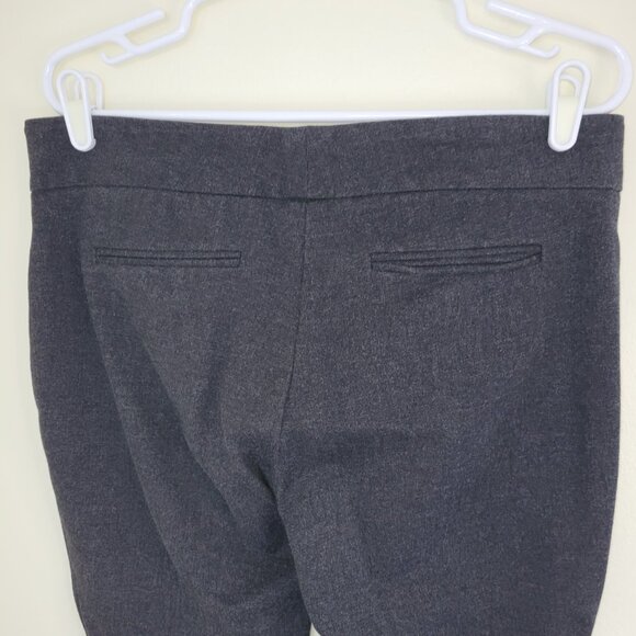 Hilary Radley Ponte Slim Leg Stretch Pants Pull On Dark Gray Women's Size L - Picture 5 of 10